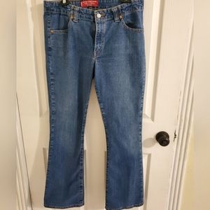 Levi's Nouveau Downtowner Bootcut Stretch 525 Jeans Women's 12 M Blue Midrise